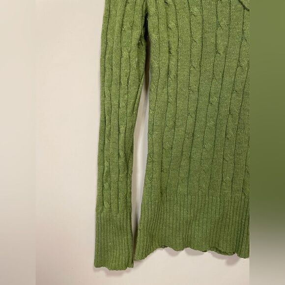 ANN TAYLOR Green V neck Sweater - Picture 2 of 5